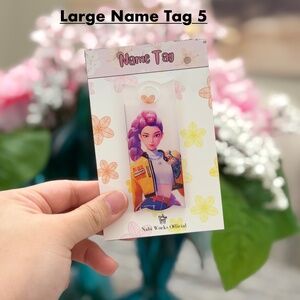 40 oz Stanley Tumbler Acrylic Nameplate Accessories H2.0 Stanley Name Tag - Big